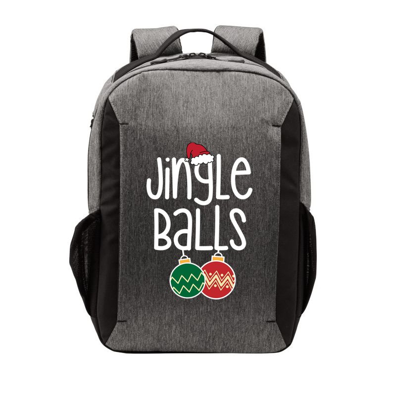 Jingle Balls Festive Christmas Holiday Vector Backpack