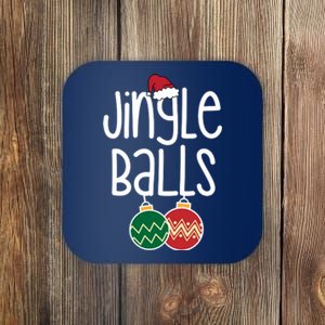 Jingle Balls Festive Christmas Holiday Coaster