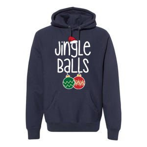 Jingle Balls Festive Christmas Holiday Premium Hoodie