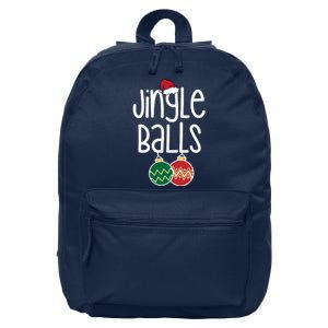 Jingle Balls Festive Christmas Holiday 16 in Basic Backpack