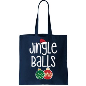 Jingle Balls Festive Christmas Holiday Tote Bag