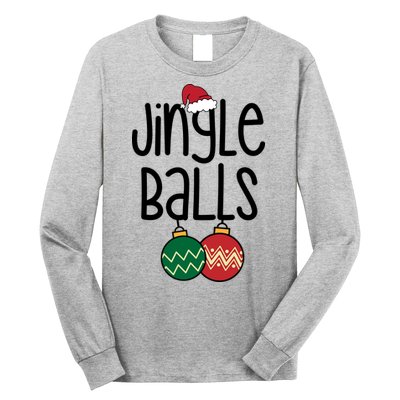 Jingle Balls Festive Christmas Holiday Long Sleeve Shirt