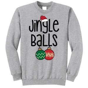 Jingle Balls Festive Christmas Holiday Tall Sweatshirt