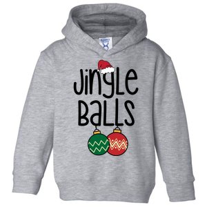 Jingle Balls Festive Christmas Holiday Toddler Hoodie