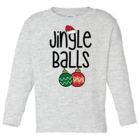 Jingle Balls Festive Christmas Holiday Toddler Long Sleeve Shirt