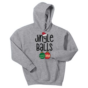 Jingle Balls Festive Christmas Holiday Kids Hoodie