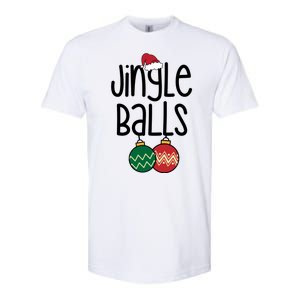 Jingle Balls Festive Christmas Holiday Softstyle CVC T-Shirt