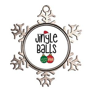 Jingle Balls Festive Christmas Holiday Metallic Star Ornament