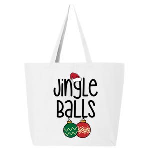 Jingle Balls Festive Christmas Holiday 25L Jumbo Tote