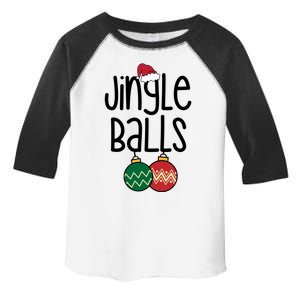 Jingle Balls Festive Christmas Holiday Toddler Fine Jersey T-Shirt