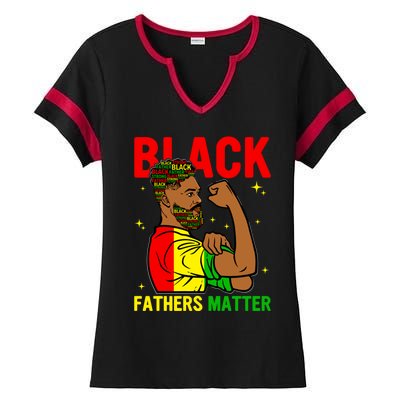 Juneteenth Black Father Dope Black Dad King Father's Day Gift Ladies Halftime Notch Neck Tee