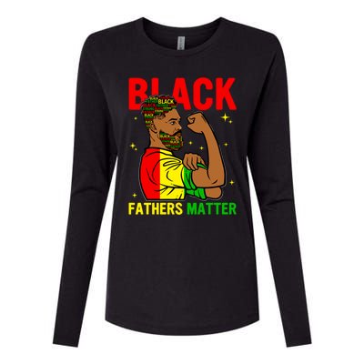 Juneteenth Black Father Dope Black Dad King Father's Day Gift Womens Cotton Relaxed Long Sleeve T-Shirt