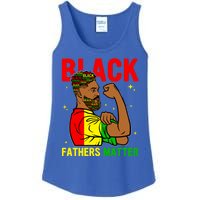 Juneteenth Black Father Dope Black Dad King Father's Day Gift Ladies Essential Tank