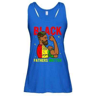 Juneteenth Black Father Dope Black Dad King Father's Day Gift Ladies Essential Flowy Tank