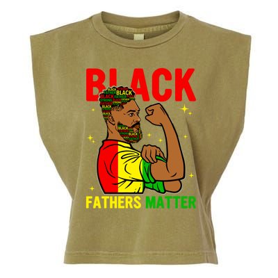 Juneteenth Black Father Dope Black Dad King Father's Day Gift Garment-Dyed Women's Muscle Tee