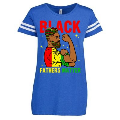 Juneteenth Black Father Dope Black Dad King Father's Day Gift Enza Ladies Jersey Football T-Shirt