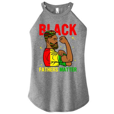 Juneteenth Black Father Dope Black Dad King Father's Day Gift Women's Perfect Tri Rocker Tank