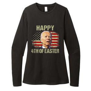 Joe Biden Funny 4th Of July Happy 4th Of Easter Confuse America Flag Womens CVC Long Sleeve Shirt