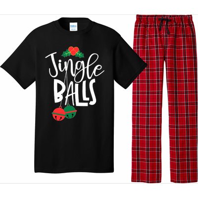 Jingle Balls Funny Couple Matching Christmas Pjs Pajama Set