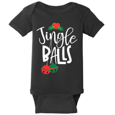 Jingle Balls Funny Couple Matching Christmas Pjs Baby Bodysuit