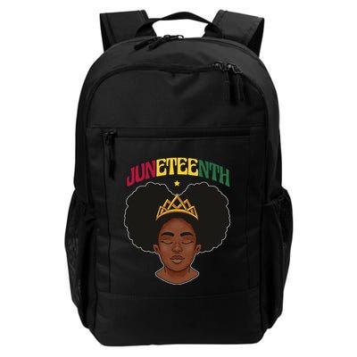 Juneteenth Black Female Crown Pride Backpack