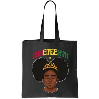 Juneteenth Black Female Crown Pride Bag