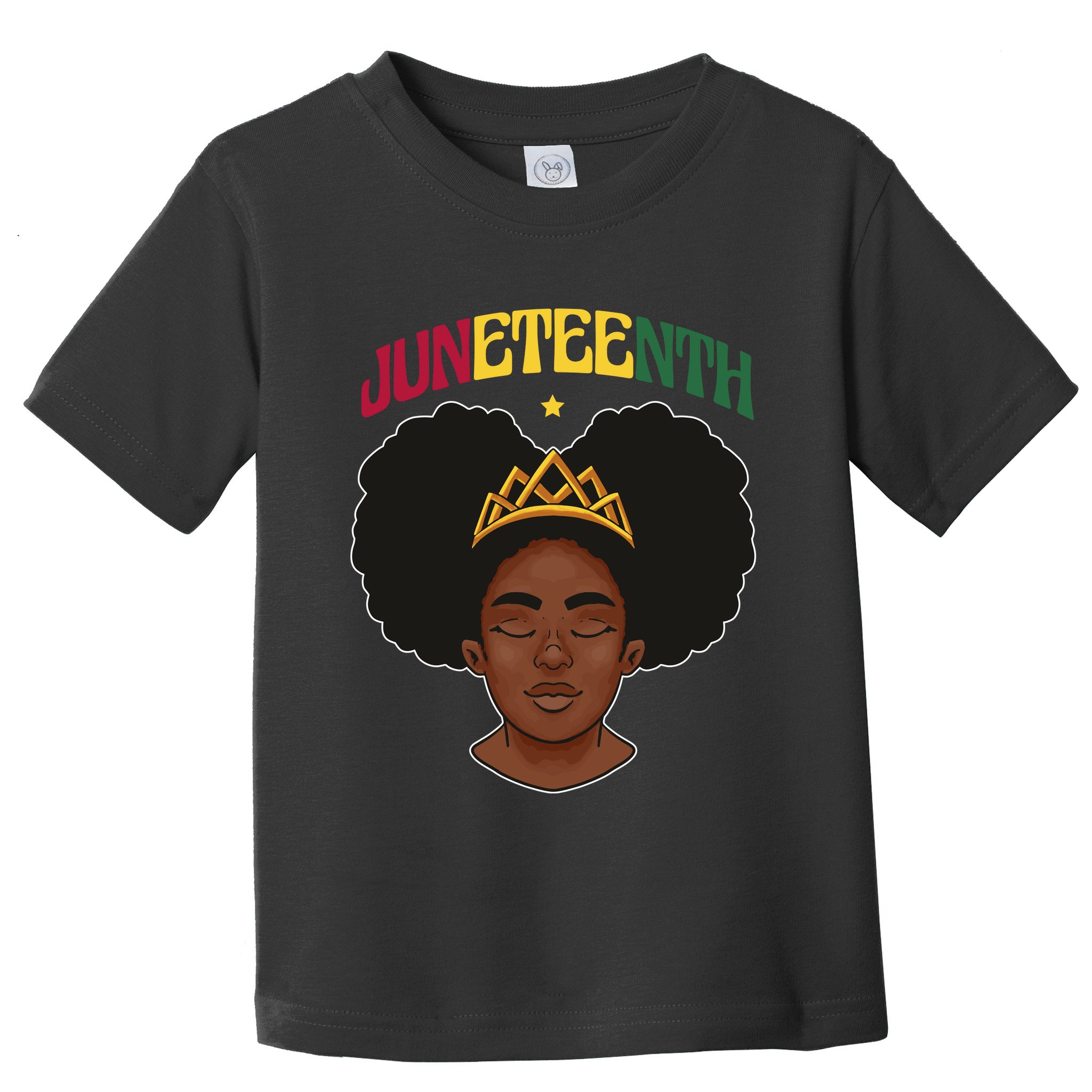 Juneteenth Black Female Crown Pride Toddler T-Shirt