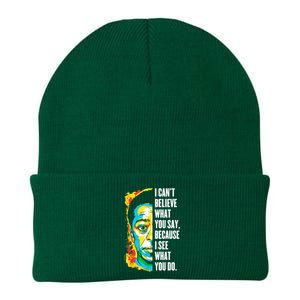 James Baldwin Graffiti Art Juneteenth Black History Month Knit Cap Winter Beanie