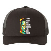 James Baldwin Graffiti Art Juneteenth Black History Month Yupoong Adult 5-Panel Trucker Hat