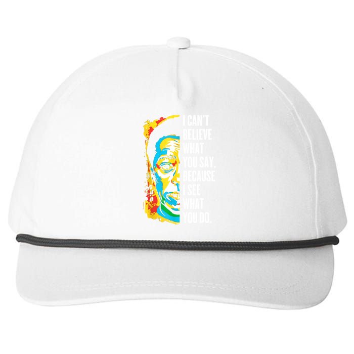 James Baldwin Graffiti Art Juneteenth Black History Month Snapback Five-Panel Rope Hat