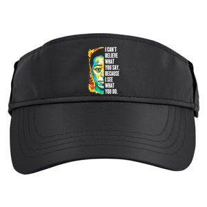 James Baldwin Graffiti Art Juneteenth Black History Month Adult Drive Performance Visor