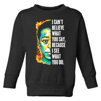 James Baldwin Graffiti Art Juneteenth Black History Month Toddler Sweatshirt