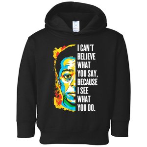 James Baldwin Graffiti Art Juneteenth Black History Month Toddler Hoodie