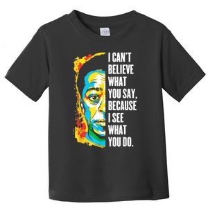 James Baldwin Graffiti Art Juneteenth Black History Month Toddler T-Shirt