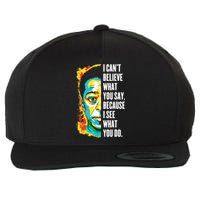 James Baldwin Graffiti Art Juneteenth Black History Month Wool Snapback Cap