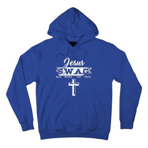 Jesus Believer God Worshiper SWAG Serve Worship And Glorify Hoodie