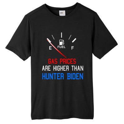 Joe Biden Gas Prices Are Higher Than Hunter Worst President Tall Fusion ChromaSoft Performance T-Shirt