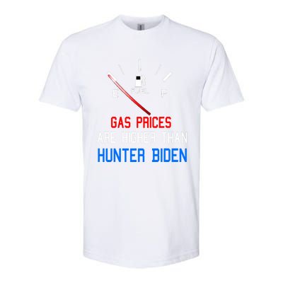 Joe Biden Gas Prices Are Higher Than Hunter Worst President Softstyle CVC T-Shirt