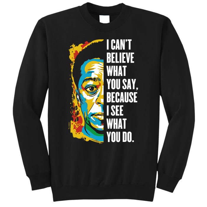 James Baldwin Graffiti Art Juneteenth Black History Month Sweatshirt