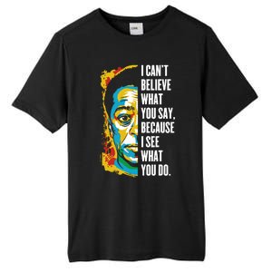 James Baldwin Graffiti Art Juneteenth Black History Month Tall Fusion ChromaSoft Performance T-Shirt