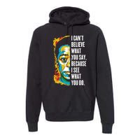 James Baldwin Graffiti Art Juneteenth Black History Month Premium Hoodie