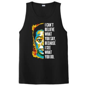 James Baldwin Graffiti Art Juneteenth Black History Month PosiCharge Competitor Tank