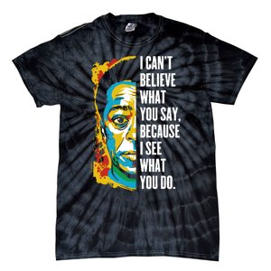 James Baldwin Graffiti Art Juneteenth Black History Month Tie-Dye T-Shirt