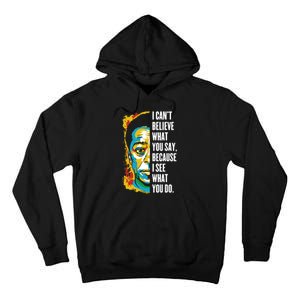 James Baldwin Graffiti Art Juneteenth Black History Month Tall Hoodie