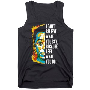 James Baldwin Graffiti Art Juneteenth Black History Month Tank Top