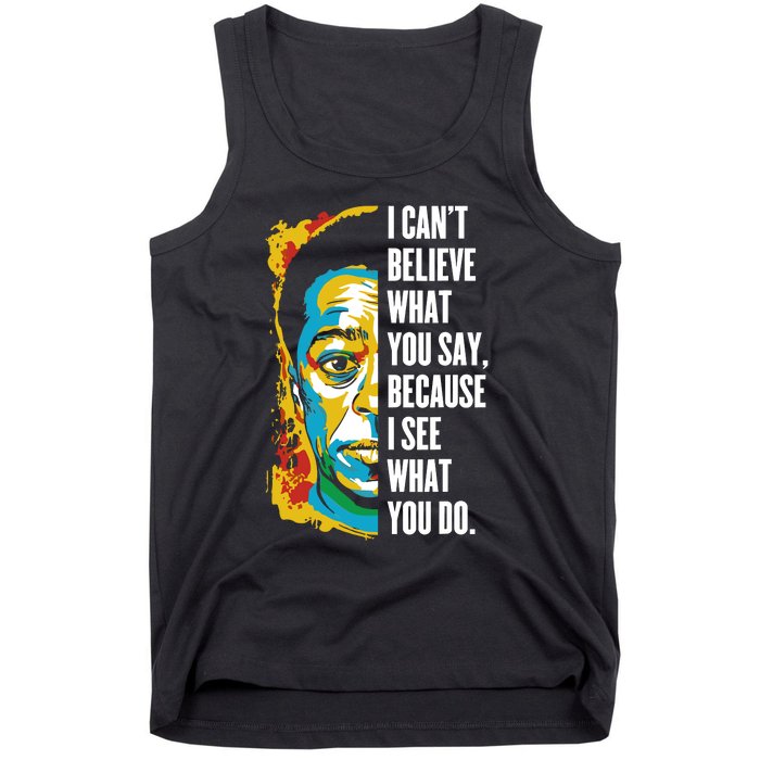 James Baldwin Graffiti Art Juneteenth Black History Month Tank Top