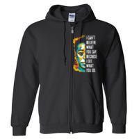 James Baldwin Graffiti Art Juneteenth Black History Month Full Zip Hoodie