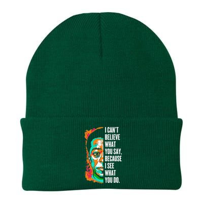 James Baldwin Graffiti Art Juneteenth Black History Month Knit Cap Winter Beanie