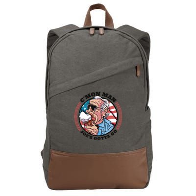 Joe Biden Gotta Go Ice Cream Cotton Canvas Backpack