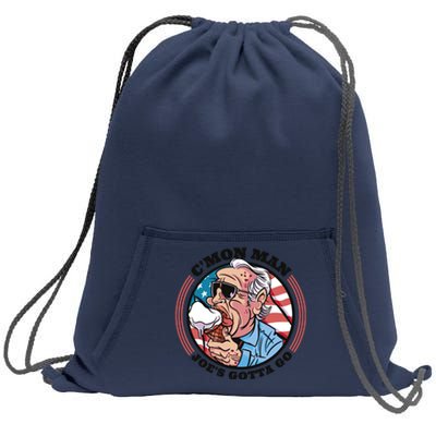 Joe Biden Gotta Go Ice Cream Sweatshirt Cinch Pack Bag